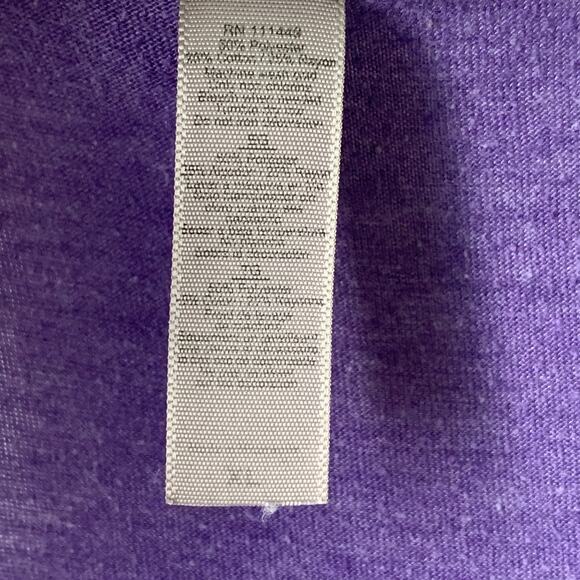 Next Level Apparel Purple Racerback Tank Too WORLD'S OKAYEST RUNNER Size XL - Picture 10 of 16